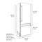 Autograph Edition 30 In. 16.1 Cu. Ft. Built-in Bottom Freezer Refrigerator With Water Dispenser And Ice Maker In Stainless Steel With Matte Black Accents