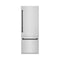 Autograph Edition 30 In. 16.1 Cu. Ft. Built-in Bottom Freezer Refrigerator With Water Dispenser And Ice Maker In Stainless Steel With Matte Black Accents