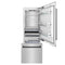 Autograph Edition 30 In. 16.1 Cu. Ft. Built-in Bottom Freezer Refrigerator With Water Dispenser And Ice Maker In Stainless Steel With Matte Black Accents