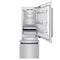 Autograph Edition 30 In. 16.1 Cu. Ft. Built-in Bottom Freezer Refrigerator With Water Dispenser And Ice Maker In Stainless Steel With Matte Black Accents