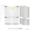 Autograph Edition 60 In. 32.2 Cu. Ft. French Door Built-in Bottom Freezer Refrigerator With Water Dispenser And Ice Maker In Stainless Steel With Polished Gold Accents