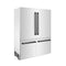 Autograph Edition 60 In. 32.2 Cu. Ft. French Door Built-in Bottom Freezer Refrigerator With Water Dispenser And Ice Maker In Stainless Steel With Matte Black Accents