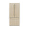Autograph Edition 36 In. 19.6 Cu. Ft. Panel Ready French Door Built-in Bottom Freezer Refrigerator With Water Dispenser And Ice Maker With Champagne Bronze Accents