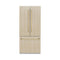 Autograph Edition 36 In. 19.6 Cu. Ft. Panel Ready French Door Built-in Bottom Freezer Refrigerator With Water Dispenser And Ice Maker With Polished Gold Accents