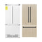 Autograph Edition 36 In. 19.6 Cu. Ft. Panel Ready French Door Built-in Bottom Freezer Refrigerator With Water Dispenser And Ice Maker With Matte Black Accents