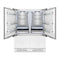 Autograph Edition 60 In. 32.2 Cu. Ft. Panel Ready French Door Built-in Bottom Freezer Refrigerator With Water Dispenser And Ice Maker With Polished Gold Accents