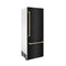 Autograph Edition 30 In. 16.1 Cu. Ft. Built-in Bottom Freezer Refrigerator With Water Dispenser And Ice Maker In Black Stainless Steel With Champagne Bronze Accents