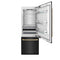Autograph Edition 30 In. 16.1 Cu. Ft. Built-in Bottom Freezer Refrigerator With Water Dispenser And Ice Maker In Black Stainless Steel With Champagne Bronze Accents