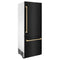 Autograph Edition 30 In. 16.1 Cu. Ft. Built-in Bottom Freezer Refrigerator With Water Dispenser And Ice Maker In Black Stainless Steel With Champagne Bronze Accents