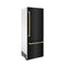 Autograph Edition 30 In. 16.1 Cu. Ft. Built-in Bottom Freezer Refrigerator With Water Dispenser And Ice Maker In Black Stainless Steel With Polished Gold Accents