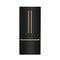 Autograph Edition 36 In. 19.6 Cu. Ft. French Door Built-in Bottom Freezer Refrigerator With Water Dispenser And Ice Maker In Black Stainless Steel With Champagne Bronze Accents