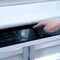 Autograph Edition 30 In. 16.1 Cu. Ft. Built-in Bottom Freezer Refrigerator With Water Dispenser And Ice Maker In Satin Stainless Steel With Champagne Bronze Accents