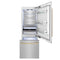 Autograph Edition 30 In. 16.1 Cu. Ft. Built-in Bottom Freezer Refrigerator With Water Dispenser And Ice Maker In Satin Stainless Steel With Champagne Bronze Accents
