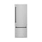 Autograph Edition 30 In. 16.1 Cu. Ft. Built-in Bottom Freezer Refrigerator With Water Dispenser And Ice Maker In Satin Stainless Steel With Matte Black Accents