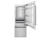Autograph Edition 30 In. 16.1 Cu. Ft. Built-in Bottom Freezer Refrigerator With Water Dispenser And Ice Maker In Satin Stainless Steel With Matte Black Accents