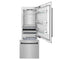 Autograph Edition 30 In. 16.1 Cu. Ft. Built-in Bottom Freezer Refrigerator With Water Dispenser And Ice Maker In Satin Stainless Steel With Matte Black Accents