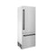 Autograph Edition 30 In. 16.1 Cu. Ft. Built-in Bottom Freezer Refrigerator With Water Dispenser And Ice Maker In Satin Stainless Steel With Matte Black Accents