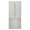 Autograph Edition 36 In. 19.6 Cu. Ft. French Door Built-in Bottom Freezer Refrigerator With Water Dispenser And Ice Maker In Satin Stainless Steel With Polished Gold Accents