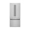 Autograph Edition 36 In. 19.6 Cu. Ft. French Door Built-in Bottom Freezer Refrigerator With Water Dispenser And Ice Maker In Satin Stainless Steel With Matte Black Accents