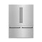 Autograph Edition 60 In. 32.2 Cu. Ft. French Door Built-in Bottom Freezer Refrigerator With Water Dispenser And Ice Maker In Satin Stainless Steel With Matte Black Accents
