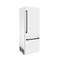 Autograph Edition 30 In. 16.1 Cu. Ft. Built-in Bottom Freezer Refrigerator With Water Dispenser And Ice Maker In White Matte With Matte Black Accents