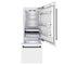 Autograph Edition 30 In. 16.1 Cu. Ft. Built-in Bottom Freezer Refrigerator With Water Dispenser And Ice Maker In White Matte With Matte Black Accents