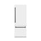 Autograph Edition 30 In. 16.1 Cu. Ft. Built-in Bottom Freezer Refrigerator With Water Dispenser And Ice Maker In White Matte With Matte Black Accents