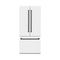 Autograph Edition 36 In. 19.6 Cu. Ft. French Door Built-in Bottom Freezer Refrigerator With Water Dispenser And Ice Maker In White Matte With Matte Black Accents