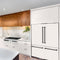 Autograph Edition 60 In. 32.2 Cu. Ft. French Door Built-in Bottom Freezer Refrigerator With Water Dispenser And Ice Maker In White Matte With Matte Black Accents