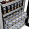 24 In. Touchstone 151 Can Beverage Fridge With Black Matte Glass Door