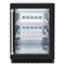 24 In. Touchstone 151 Can Beverage Fridge With Black Matte Glass Door