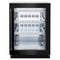 24 In. Touchstone 151 Can Beverage Fridge With Black Stainless Steel Glass Door