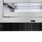 24 In. Touchstone 151 Can Beverage Fridge With Black Stainless Steel Glass Door