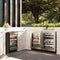 24 In. Touchstone 151 Can Beverage Fridge With Stainless Steel Glass Door