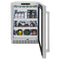 24 In. Touchstone 151 Can Beverage Fridge With Stainless Steel Glass Door