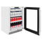 24 In. Touchstone 151 Can Beverage Fridge With Stainless Steel Glass Door