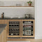 24 In. Touchstone 151 Can Beverage Fridge With Stainless Steel Glass Door