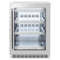 24 In. Touchstone 151 Can Beverage Fridge With Stainless Steel Glass Door