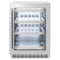 24 In. Touchstone 151 Can Beverage Fridge With Stainless Steel Glass Door