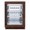 24 In. Touchstone 151 Can Beverage Fridge With Hand Hammered Copper Glass Door