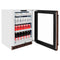 24 In. Touchstone 151 Can Beverage Fridge With Hand Hammered Copper Glass Door