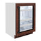 24 In. Touchstone 151 Can Beverage Fridge With Hand Hammered Copper Glass Door
