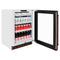 24 In. Touchstone 151 Can Beverage Fridge With Hand Hammered Copper Glass Door