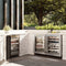 24 In. Touchstone 151 Can Beverage Fridge With Satin Stainless Steel Glass Door