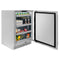 24 In. Touchstone 151 Can Beverage Fridge With Solid Stainless Steel Door