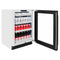 Autograph Edition 24 In. Touchstone 151 Can Beverage Fridge With Black Matte Glass Door And Champagne Bronze Handle