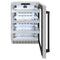Autograph Edition 24 In. Touchstone 151 Can Beverage Fridge With Stainless Steel Glass Door And Matte Black Handle