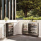 Autograph Edition 24 In. Touchstone 151 Can Beverage Fridge With Stainless Steel Glass Door And Matte Black Handle