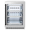 Autograph Edition 24 In. Touchstone 151 Can Beverage Fridge With Stainless Steel Glass Door And Matte Black Handle