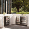Autograph Edition 24 In. Touchstone 151 Can Beverage Fridge With Stainless Steel Glass Door And Matte Black Handle